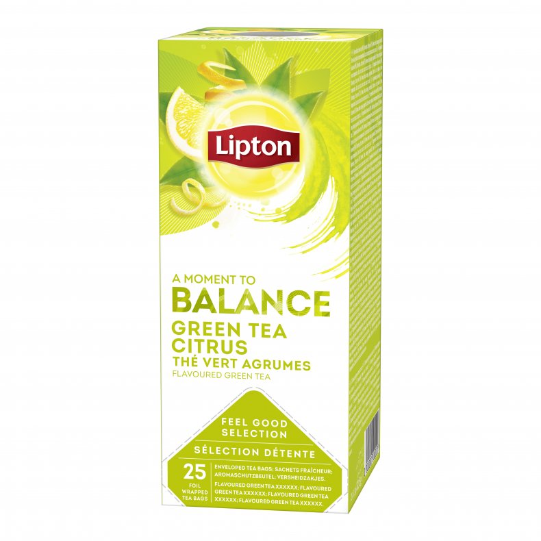 Lipton Green Tea Citrus - 25 te breve - Rainforest Alliance