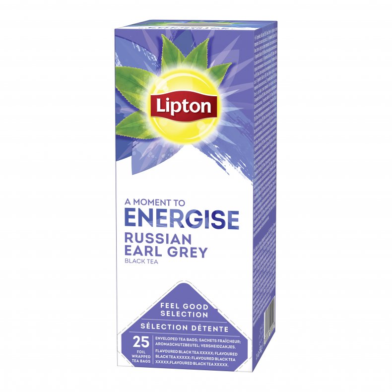 Lipton Russian Earl Grey Tea - 25 te breve - Rainforest Alliance