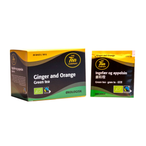 Grn te ingefr og appelsin/Green Tea Ginger and Orange - The Tea Company