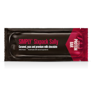 Sixpack Sally,  Proteinbar, karamel, yuzu, sesam og mlkechokolade - Simply