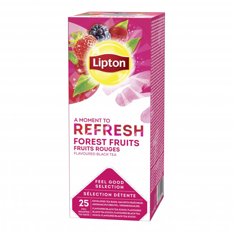 Lipton Forest Fruit Tea - 25 te breve - Rainforest Alliance