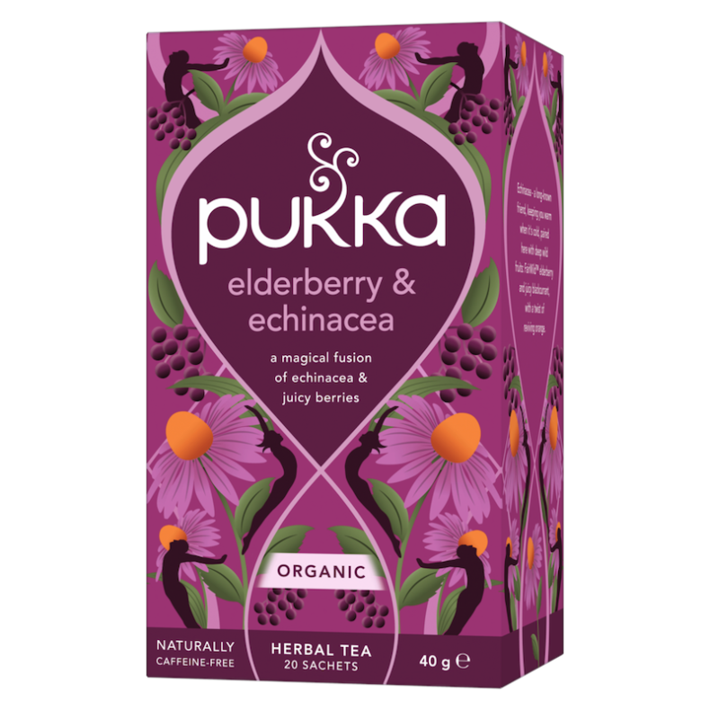Elderberry &amp; Echinacea - kologisk - Pukka