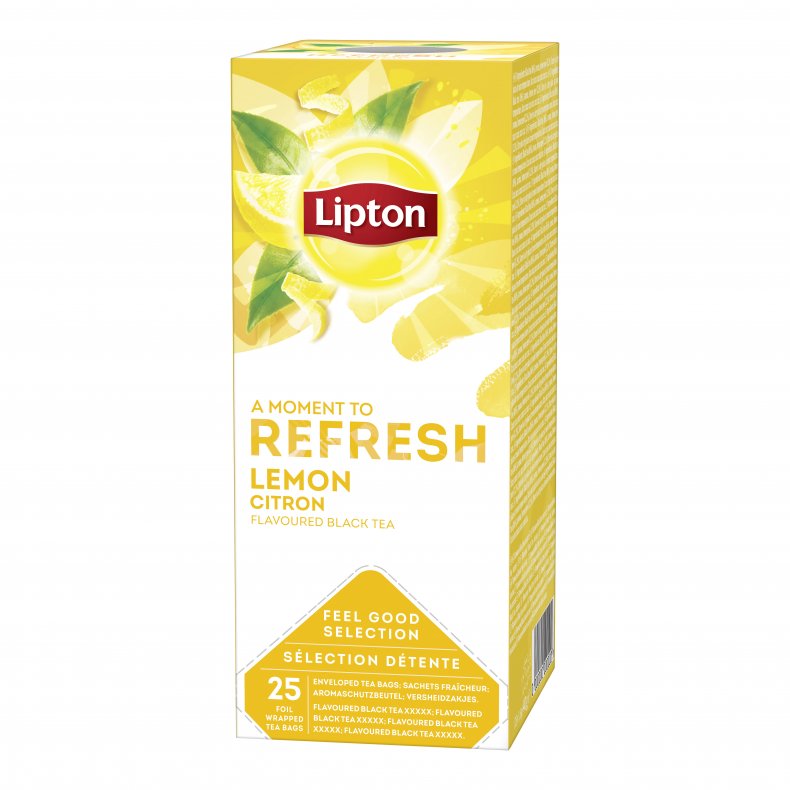 Lipton Lemon Tea - 25 te breve - Rainforest Alliance