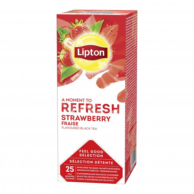 Lipton Strawberry Tea - 25 te breve - Rainforest Alliance