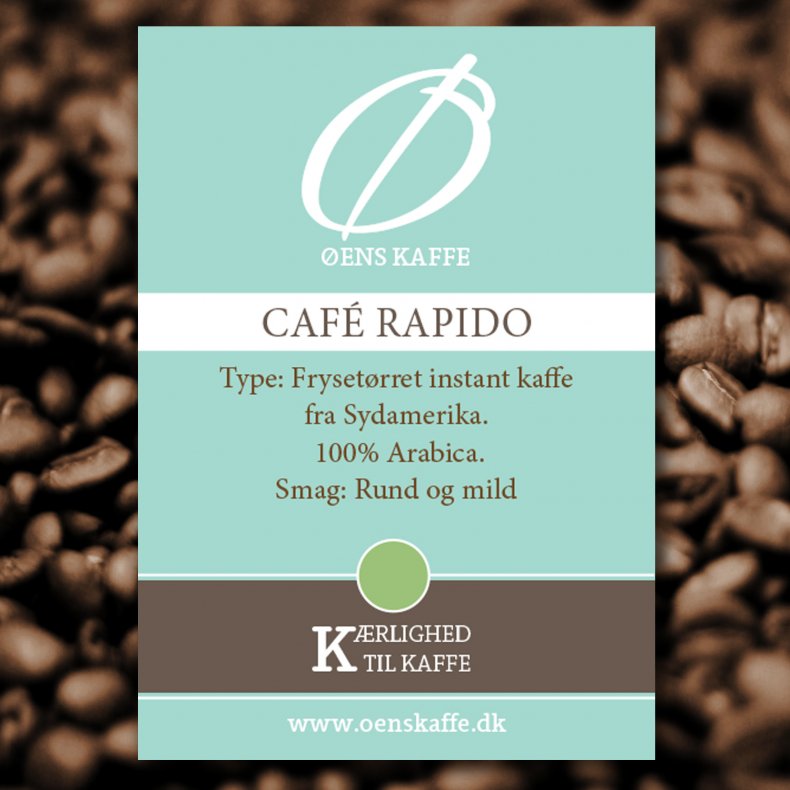 Caf Rapido - instant kaffe - ens Kaffe