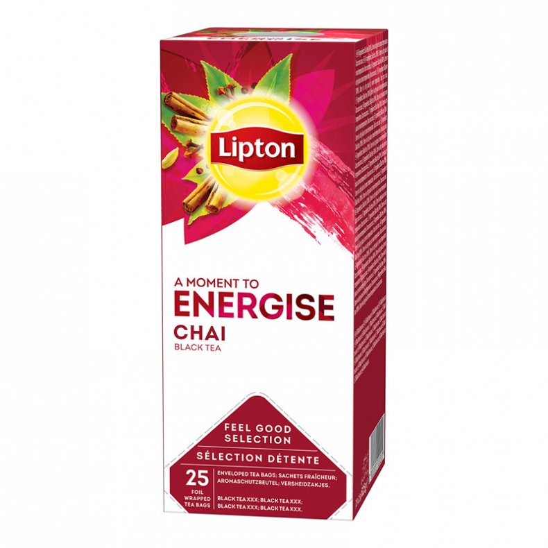 Lipton Chai Tea - 25 te breve - Rainforest Alliance