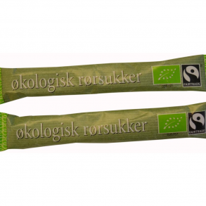 Rrsukker i Sticks ko Fairtrade 1000 stk  3g.