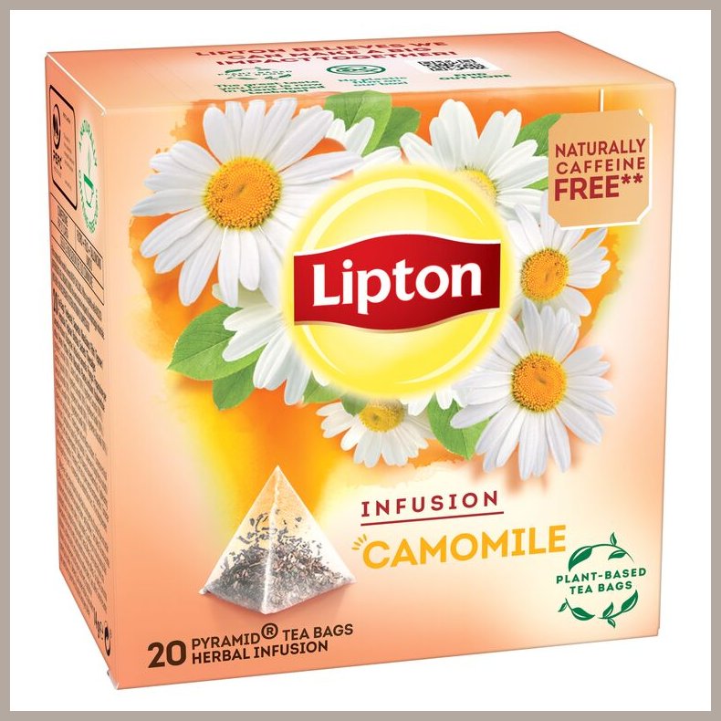 Lipton Camomile - 20 pyramide-tebreve - Rainforest Alliance