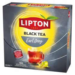 Lipton Earl Grey Tea - 100 te breve - Rainforest Alliance (Tidl. Energise)