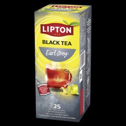 Lipton Earl Grey Tea - 25 te breve - Rainforest Alliance (Tidl. Energise)