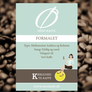�ens Kaffe, Mellemristet, formalet, 1 x 500 Gram - nu med mere fylde.