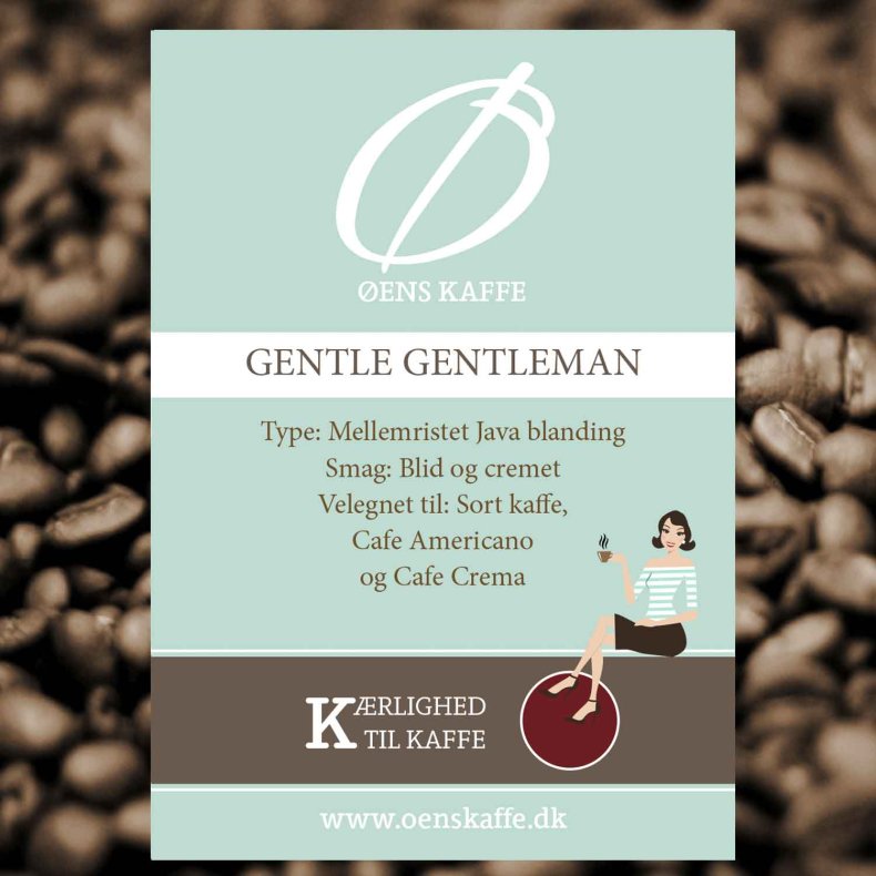 ens Gentle Gentleman, mellemristet, hele bnner, 1 KG.
