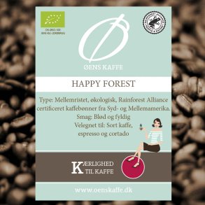 ens Happy Forest, mellemristet, hele bnner, 10 x 1KG