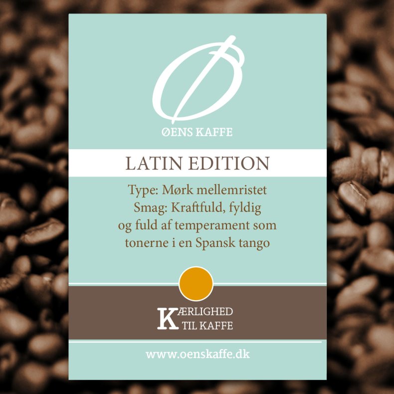 ens Kaffe - Latino Edition - Hele Bnner, 1 KG