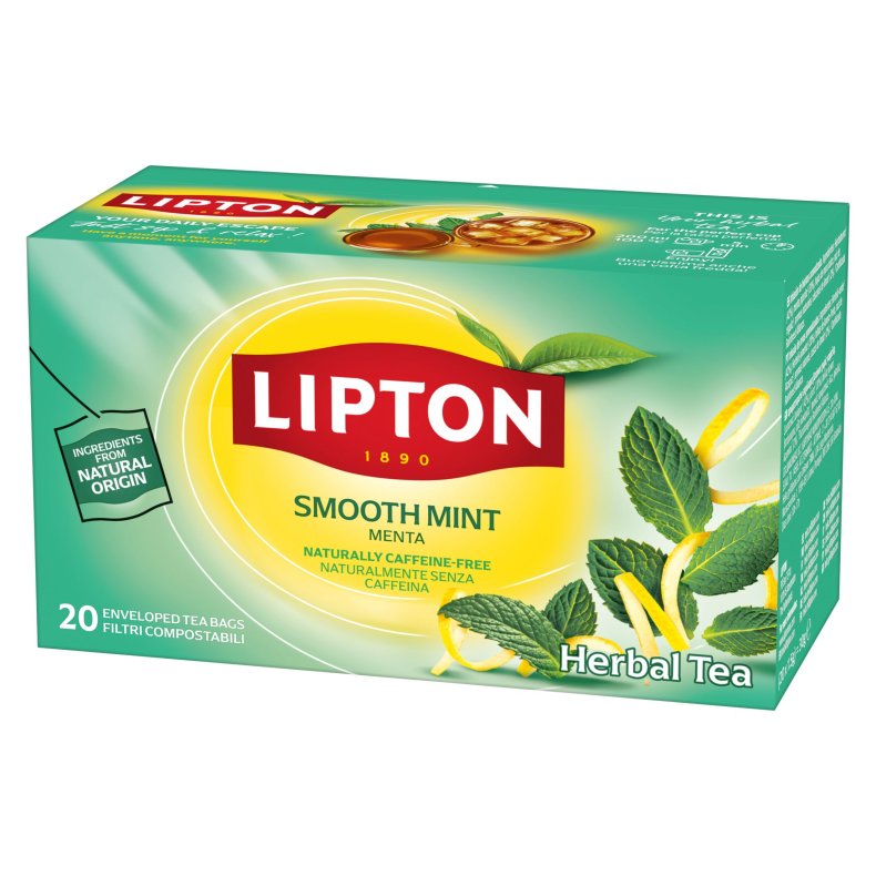 Lipton Smooth Mint Herbal Tea - 20 tebreve