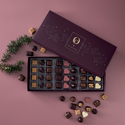 Ole Chokolade -  Bordeaux juleske m/ 36 stk - 396 g