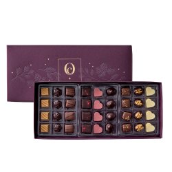 Ole Chokolade -  Bordeaux juleske m/ 36 stk - 396 g