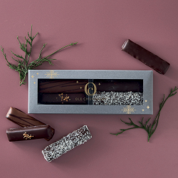 Ole Chokolade - Gaveske m/ 4 chokoladestnger - 240 g
