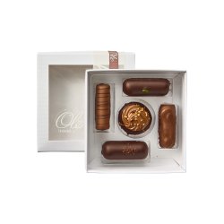 Ole Chokolade - Gaveske m/ 5 stk. chokoladestnger - 200 g