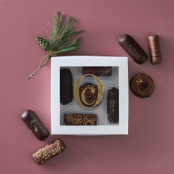 Ole Chokolade - Gaveske m/ 5 stk. chokoladestnger - 200 g