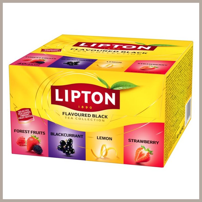 Lipton Black Tea Taste Collection  - 40 tebreve - Rainforest Alliance