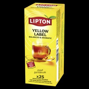 Lipton Yellow Label Tea - 25 te breve - Rainforest Alliance
