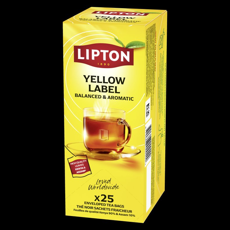 Lipton Yellow Label Tea - 25 te breve - Rainforest Alliance