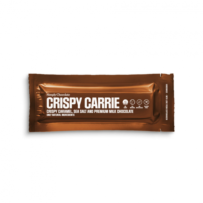 Crispy Carrie, hele barer - Simply Chocolate