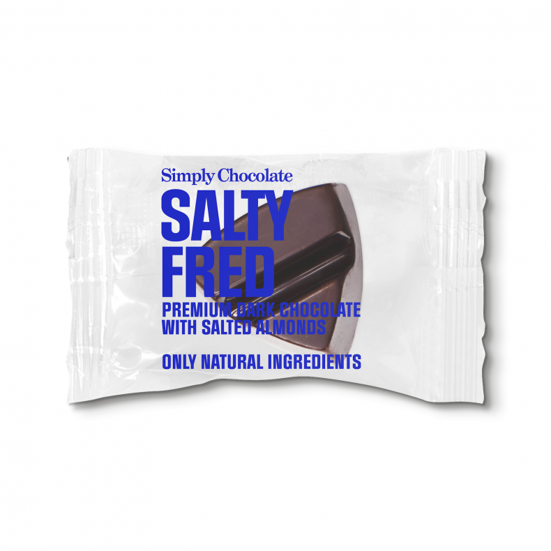 Salty Fred, Small Ones - Simply Chocolate (Folie Indpakket, 10 gr)